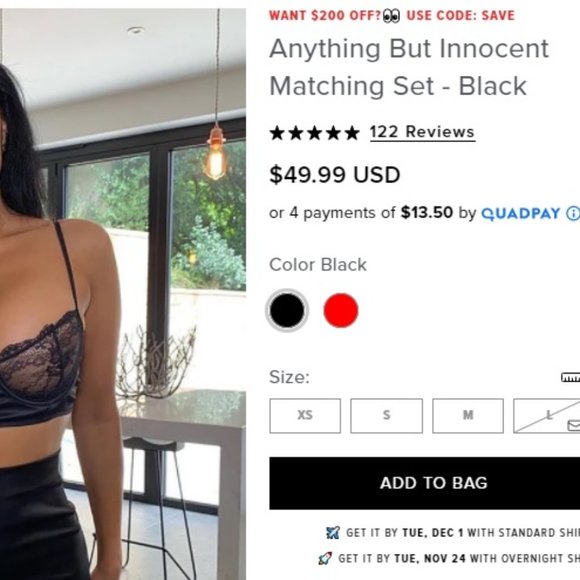 Anything But Innocent Matching Set - Picture 7 of 7